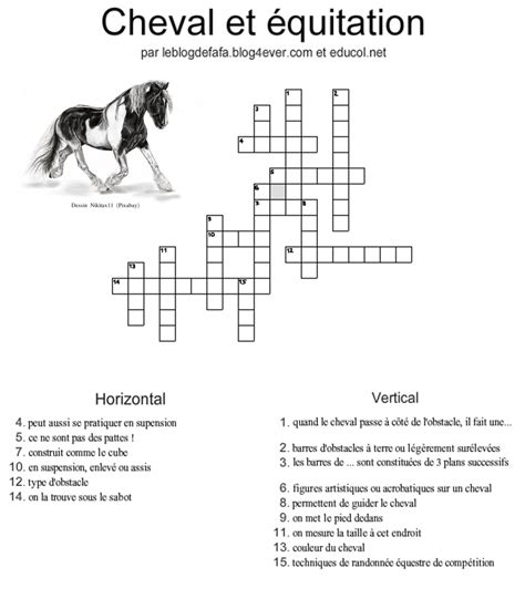 Solutions de mots croisés et mots fléchés pour POINT EQUESTRE